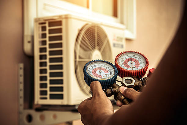 Professional Ac Installation technician working in West Barnstable, MA